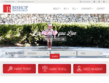 Tablet Screenshot of bishoprealtors.com
